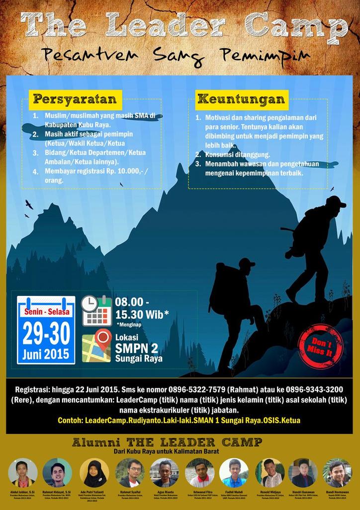 Halo Bro <a href="/Muhammad_Ravi11/">RAV</a> nama mu udah ada di list peserta leadercamp belum. Yuk cek tinyurl.com/PatriotTLC