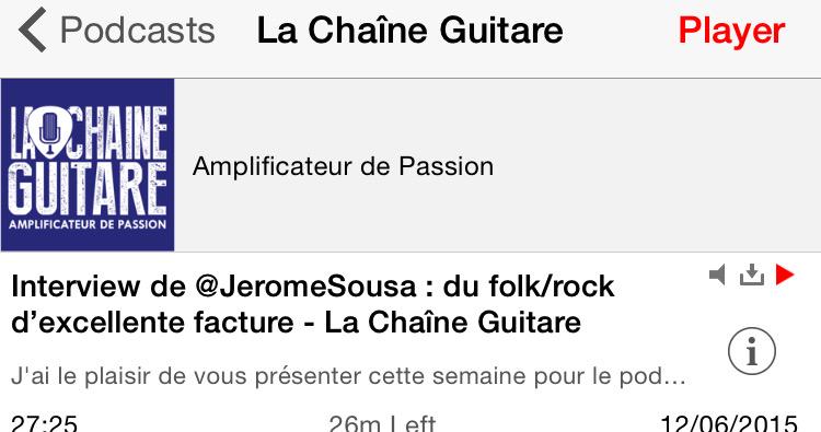 Didtwit's tweet photo. Encore une belle découverte grâce à @LaChaineGuitare les belles mélodies de @JeromeSouza merci @pjournel http://t.co/76mp4HgqGa
