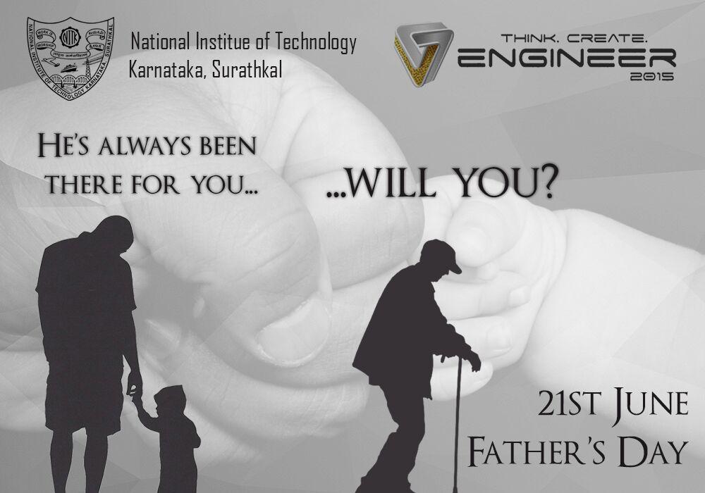Engineer_NITK's tweet photo. The greatest gift I ever had came from God; I call him Dad!
#HappyFathersDay #ThinkCreateEngineer http://t.co/bLRK14p7BT