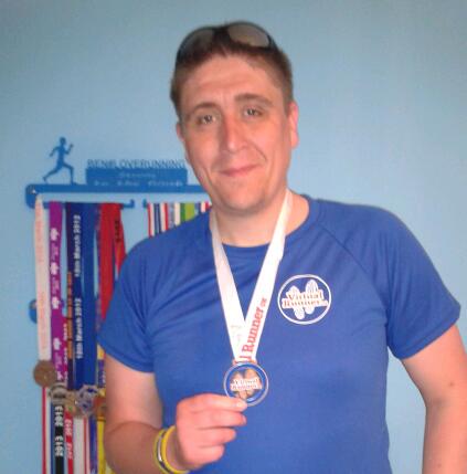 slowden's tweet photo. Completed the June @VirtualRunnerUK 10k this morning, in 1hr 2mins, in memory of my baby Son Rory #4Rory http://t.co/gAVWKAjHQi