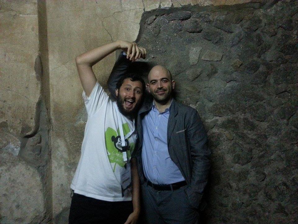 Onorato di averti conosciuto, caro <a href="/robertosaviano/">Roberto Saviano</a>! Il <a href="/tedxpompeii/">tedxpompeii</a> è stata una esperienza indimenticabile!