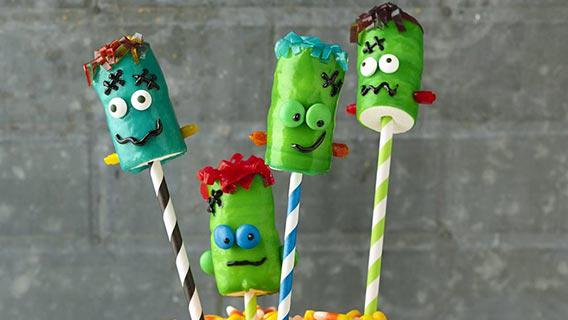 #Frankenstein Fruit Roll-Ups | #Witches #Kitchen witcheskitchen.info/frankenstein-f… #Halloween #Cooking #Recipe