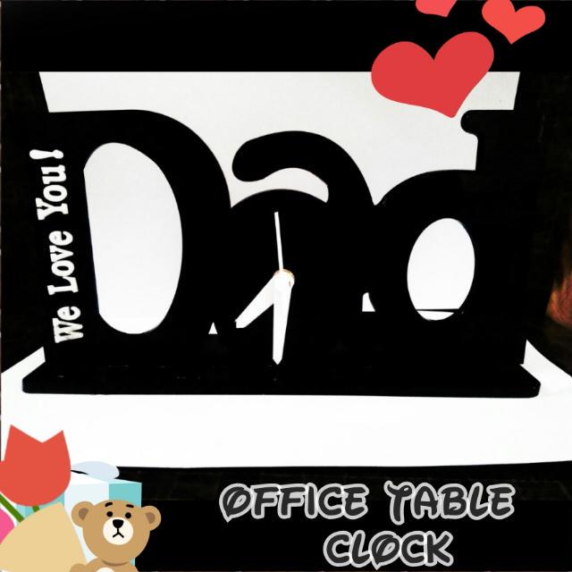 PrintHUB4u's tweet photo. Dad Office clock #giftyourSuperHero http://t.co/pHajODFf4X