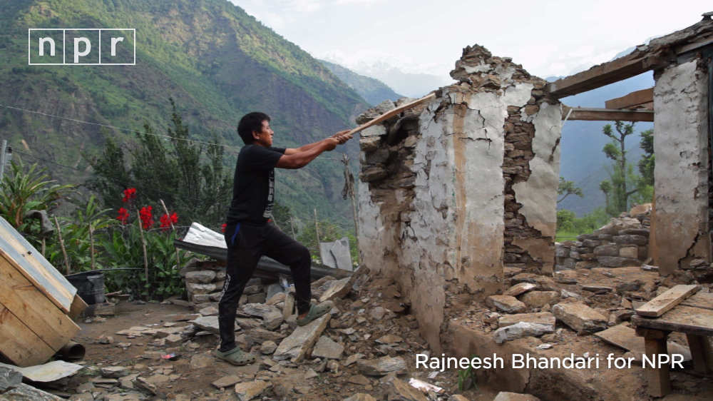 NPR's tweet photo. The Ultimate Do-It-Yourself Challenge: Life After An Earthquake (video) http://t.co/woapfscKSE http://t.co/tPEZUjzpji