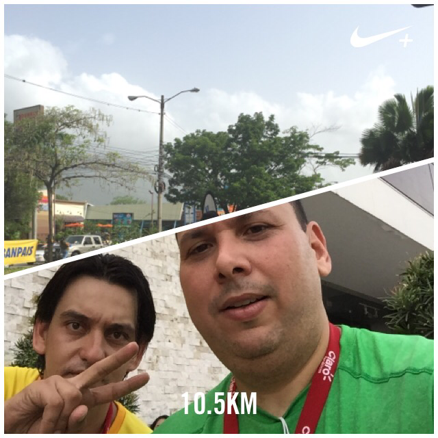 OALZ64's tweet photo. Acabo de correr 10.5 km a un ritmo de 6'33''/km con Nike+. http://t.co/kmW6pyvUnb #nikeplus http://t.co/xIvEdGCHfz