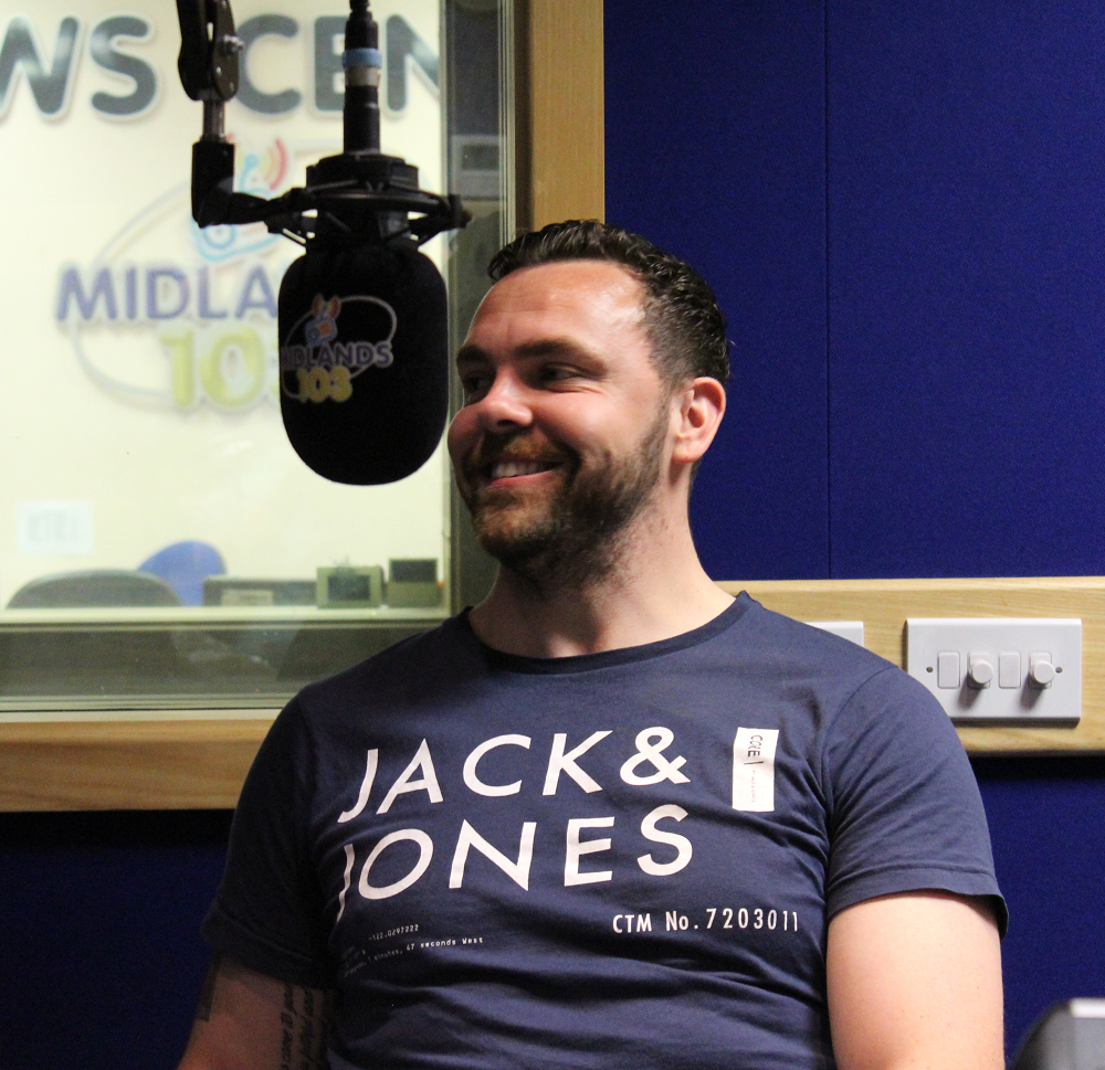 MidlandsSport's tweet photo. PJ Ward in studio joining us to chat Westmeath V Meath next week @PJWard14 http://t.co/ADusfZtiqE