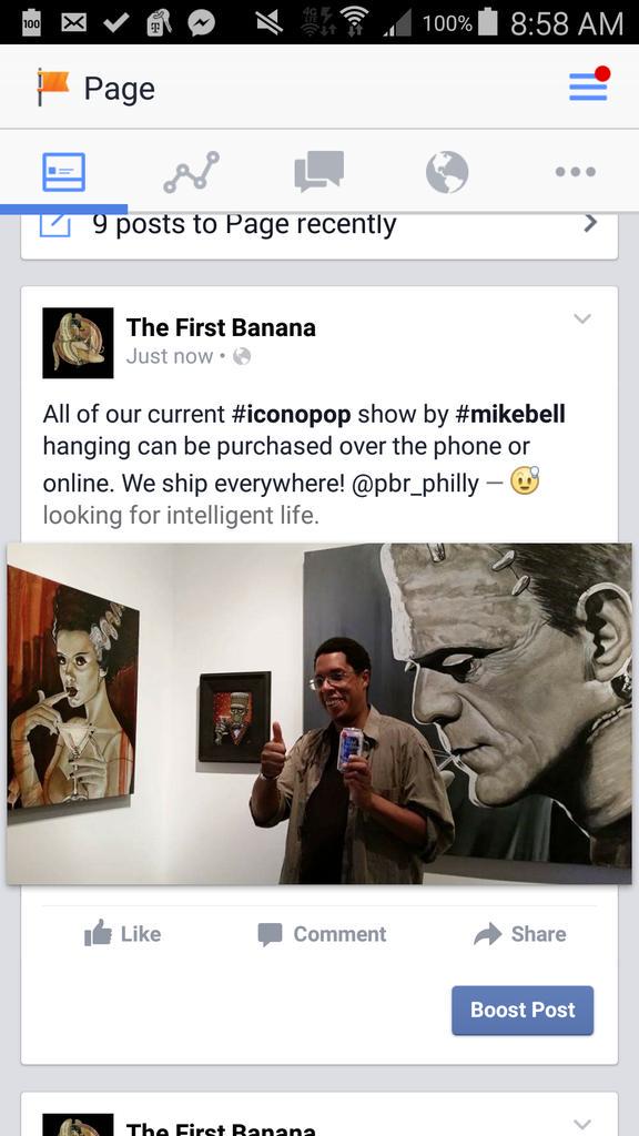 Fishtownbanana's tweet photo. #iconopop by #mikebell is leaving at the end of the month... you still have some time. http://t.co/UfUkBhIvYE