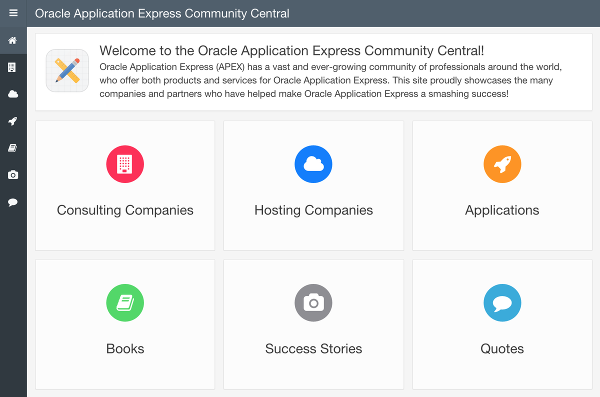 joelkallman's tweet photo. The new #orclapex Community Central is live!  #LetsWreckThisTogether http://t.co/iRbMFf9CFq http://t.co/ZpN5nMWUcH