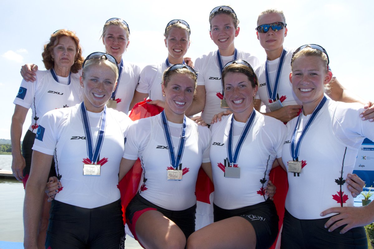 rowingcanada's tweet image. Congrats to all our #CanadaStrong crews &amp;amp; coaches! Podium finishes M4-, M4x &amp;amp; W8+ &amp;amp; a super tight 4th for @Zee_monsta