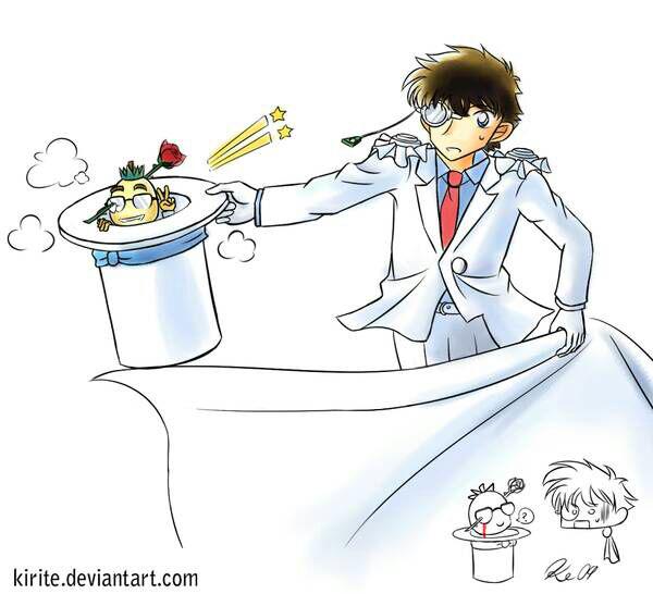 KOI_New's tweet photo. Tanjoubi Omedetou~ Aoyama Gosho and Kuroba Kaito 🎉🎊 Long live and God bless~~ 😇 http://t.co/qnsD4Ce3Ie