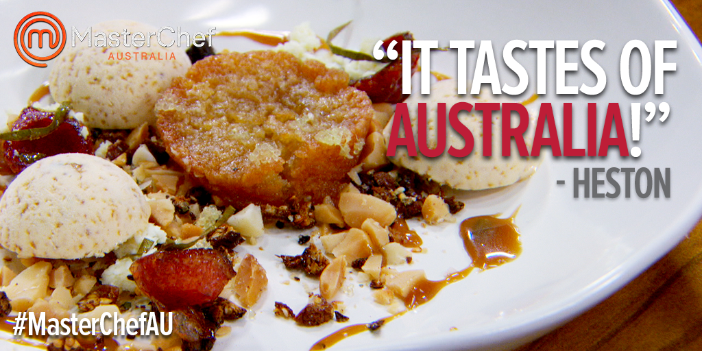 masterchefau's tweet photo. Aussie, Aussie, Aussie! π¦πΊ #MasterChefAU #hestonsback http://t.co/fAc36P3hCo