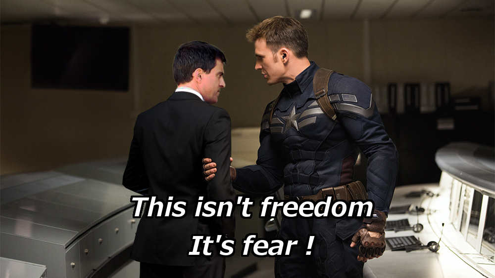 MaxTheMenace2's tweet image. J'ai reregarder Captain America 2 et voici ce que j'ai retenu:
#Loirenseignement #govfail