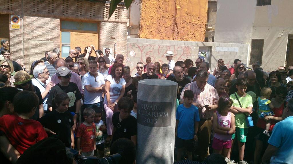 CulturaQdP's tweet photo. Ja és una realitat! Enhorabona! #QuartdePoblet #proQuartMiliarium http://t.co/XmR5MSRPwb