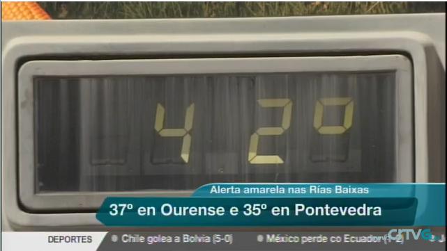 A #primavera despídese con temperaturas asfixiantes en #Ourense e #Pontevedra <a href="/OTempoTVG/">O Tempo TVG</a> ow.ly/OAflG