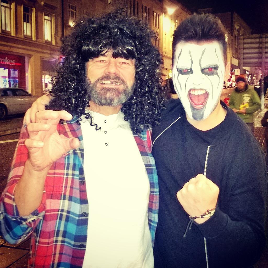 Happy birthday to my dad aka Mick Foley aka Mankind aka Cactus Jack aka Dude Love! Love you lots x 