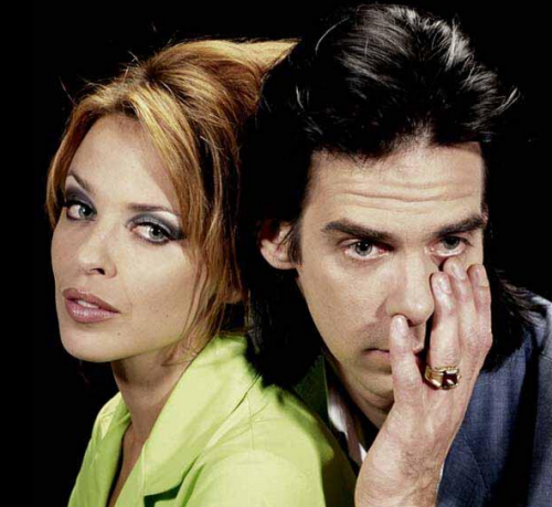 lecinema_'s tweet photo. Kylie Minogue and Nick Cave http://t.co/W95wDfFrPZ