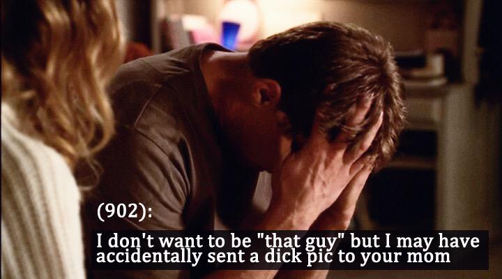 Um...<a href="/lilbitdawn/">Dawn Summers-Unwin</a>, I may need you to distract mom for a while today while I smash her phone into bits. <a href="/iSoldierBoy/">Riley Finn</a>