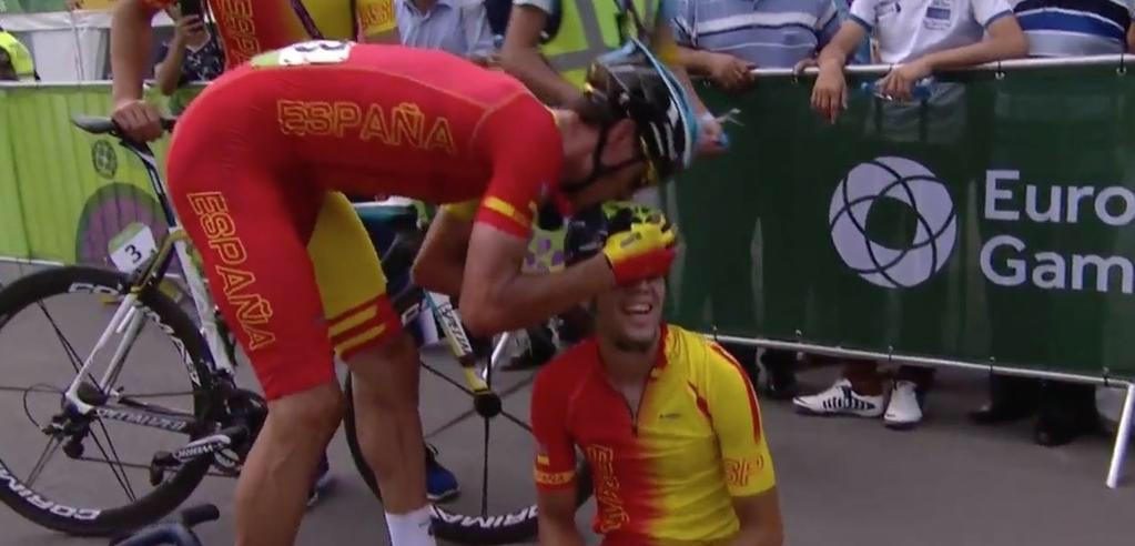Esta es la imagen del día.. Enhorabuena <a href="/LLEONSANCHEZ/">Luis Leon Sanchez</a>  por tu medalla de oro!!aumentado tu palmarés que es increíble!
