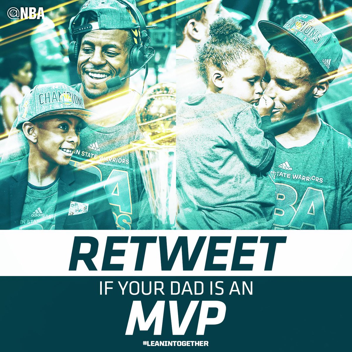 NBA's tweet photo. Happy Father's Day... to all of the MVP Dads! http://t.co/qQeMECTEbk