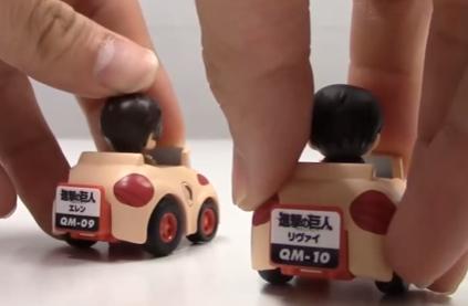 進撃の巨人 チョロQ MIX エレン リヴァイ チョロQ ミックス 進撃の