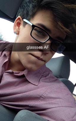 sometimes i wear glasses too