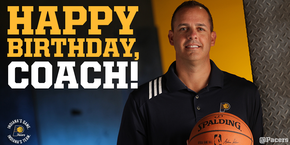 Happy birthday to head coach Frank Vogel! 

More photos:  