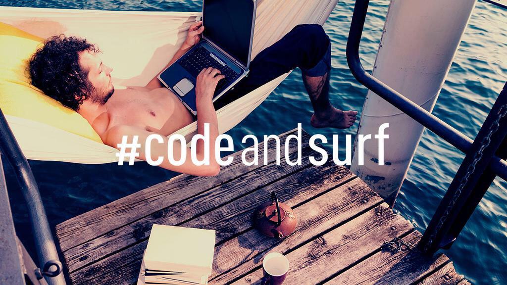 vanbernaert's tweet image. No summer trip yet? No budget? Then this is for you: careerfoundry.com/codeandsurf #codeandsurf
