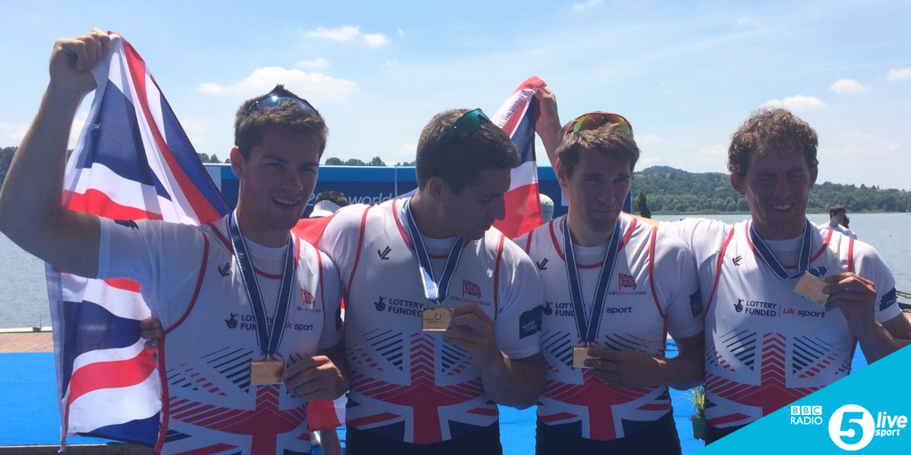 5liveSport's tweet photo. #WRCVarese gold medals for @angusgroom @samwtownsend @Graeme_Thomas &amp; @Petesculler 

Live http://t.co/cqpX3rkVUi http://t.co/OsYIrWE2Oc