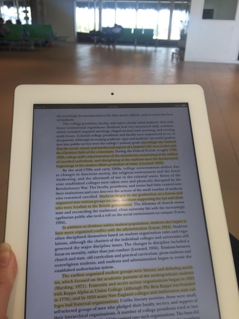 JudyMelgarejo's tweet image. Did you know that frats and secret societies began in 1825?! #CSL490 #readingonvacation #gradstudentlife