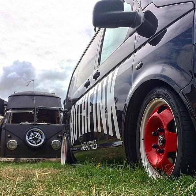 Rothfink's tweet photo. Great having @dazmant5 with us one our #rothfink site at #bristolvolksfest this weekend. #vw #t5 #slammed #rustbus … http://t.co/Ve0S0llXmb