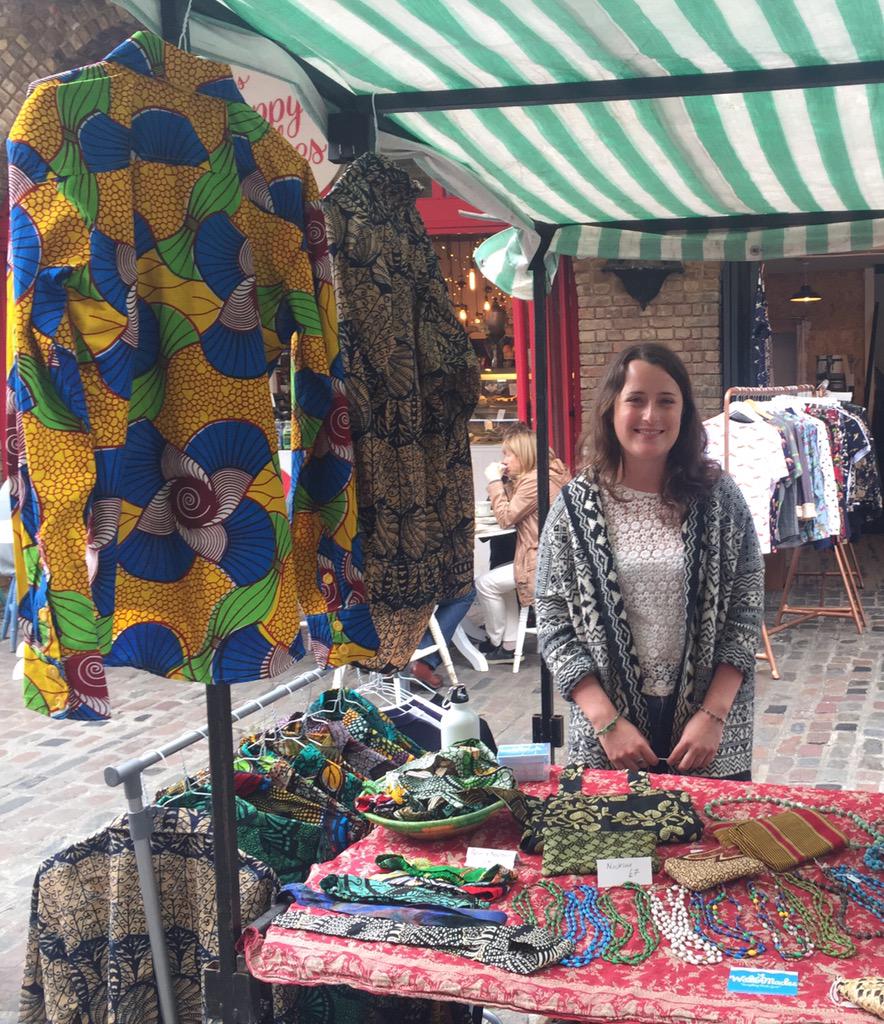 Super cool Ugandan print designs with a social cause behind them. Say hi to <a href="/WaterMadeUK/">WaterMade</a> North Yard <a href="/CamdenMarket/">Camden Market</a>