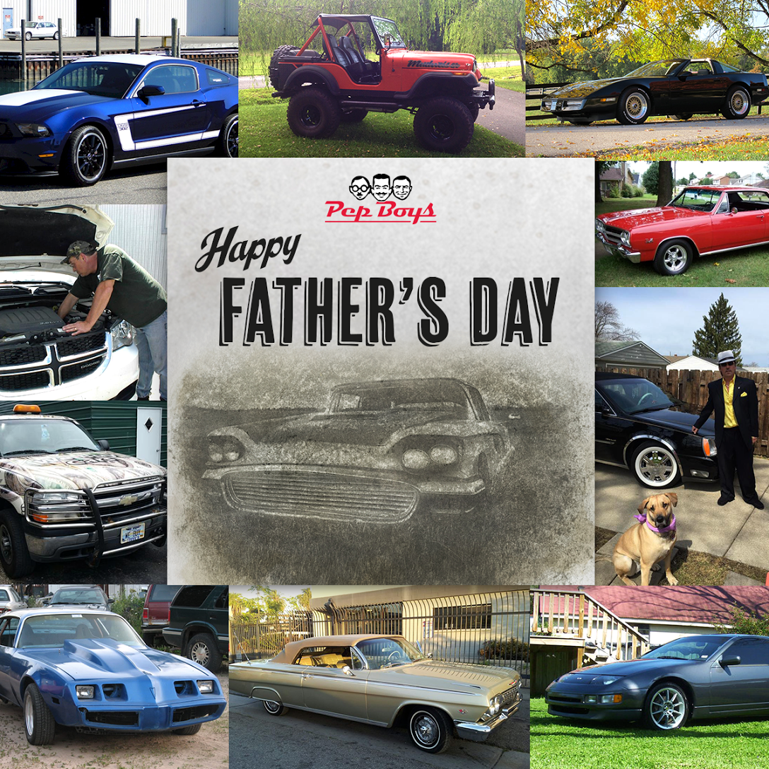pepboysauto's tweet photo. Dads do so much. Every 3,000 miles or so, they deserve some recognition. Happy #FathersDay! #MotorOilMasterPiece http://t.co/eaLUTSD8C8