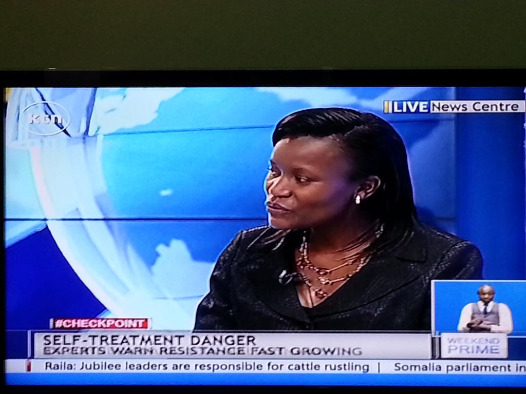 <a href="/IDSymposium2015/">IDSymposium2015</a> Antimicrobial resistance unpacked by Dr. Loise Achieng #IDS2015 thanks <a href="/KTNKenya/">Ktn</a> <a href="/wameyokw/">Kenneth Wameyo 🇰🇪 BVM</a>