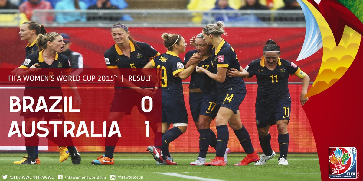 HISTORY! #AUS win first ever World Cup knockout match.
#FIFAWWC #BRAAUS
fifa.to/1IstuJO
