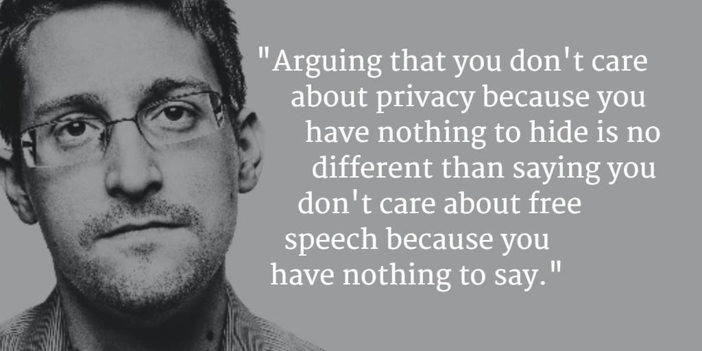 Happy birthday Edward Snowden:  