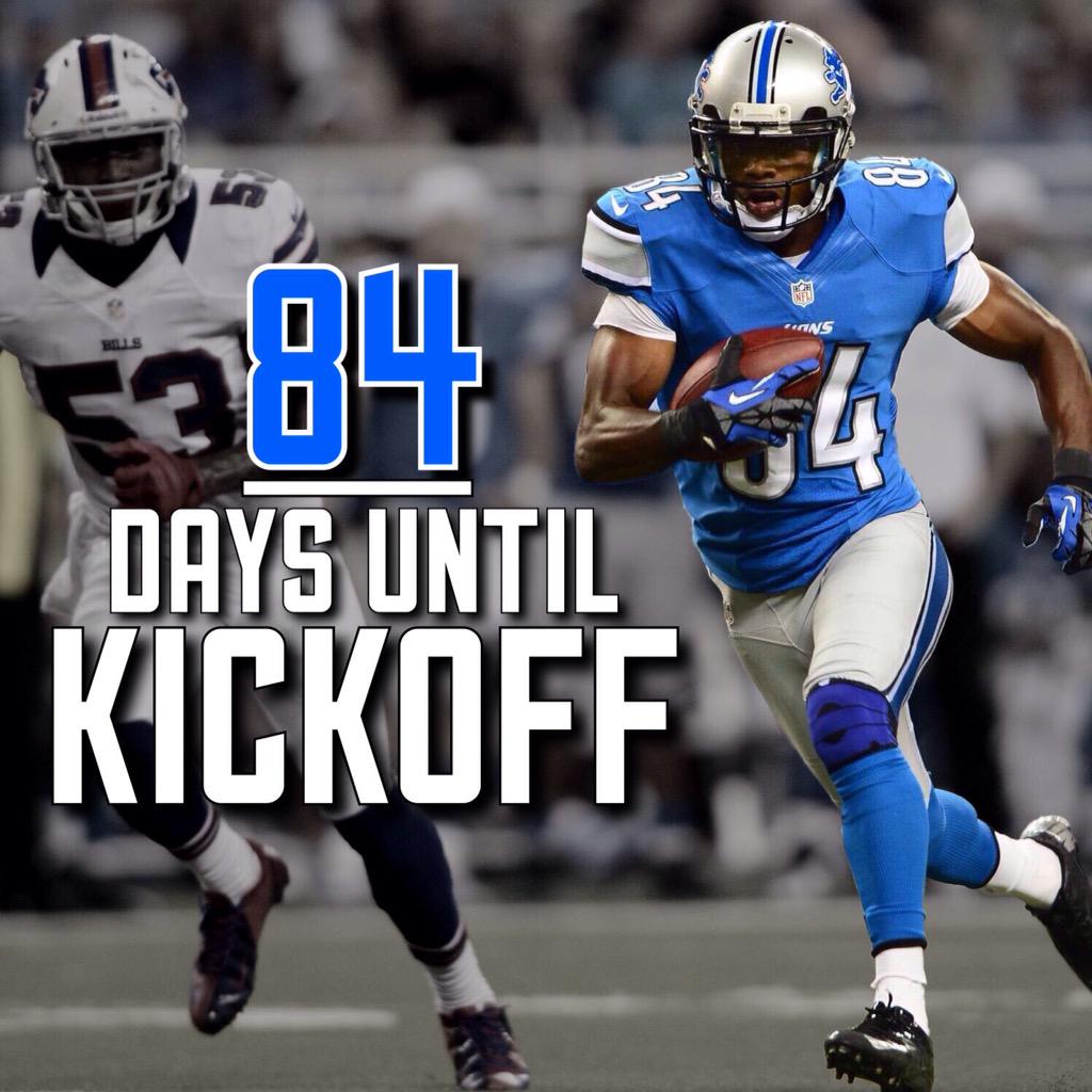 Lions_Insider's tweet photo. 84 days until Lions kickoff! http://t.co/snn0hBdKk9
