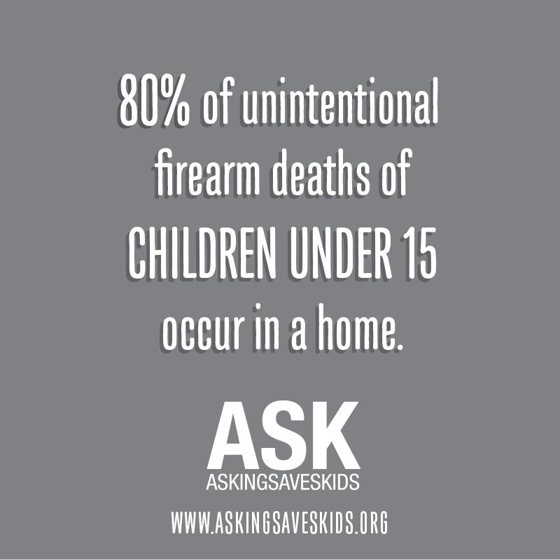 AmerAcadPeds's tweet photo. Today is ASK Day. Parents, ask if there is an unlocked gun where your child plays: http://t.co/XxqSJGeLYT http://t.co/Ttx2HYTZl2