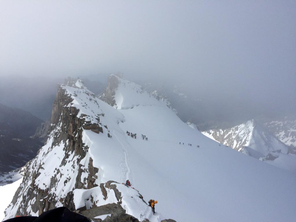 EddieBackler's tweet photo. All worth it. Gran Paradiso climbed. Awesome summit view http://t.co/d80LoXB4x4