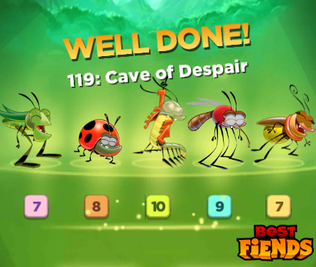 ShackBaxter's tweet image. I beat Level 119 in #BestFiends - Download FREE - download.BestFiends.com via @bestfiends
