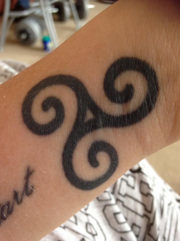 XMerthurX's tweet image. My awesome tattoo @BradleyJames ❤️