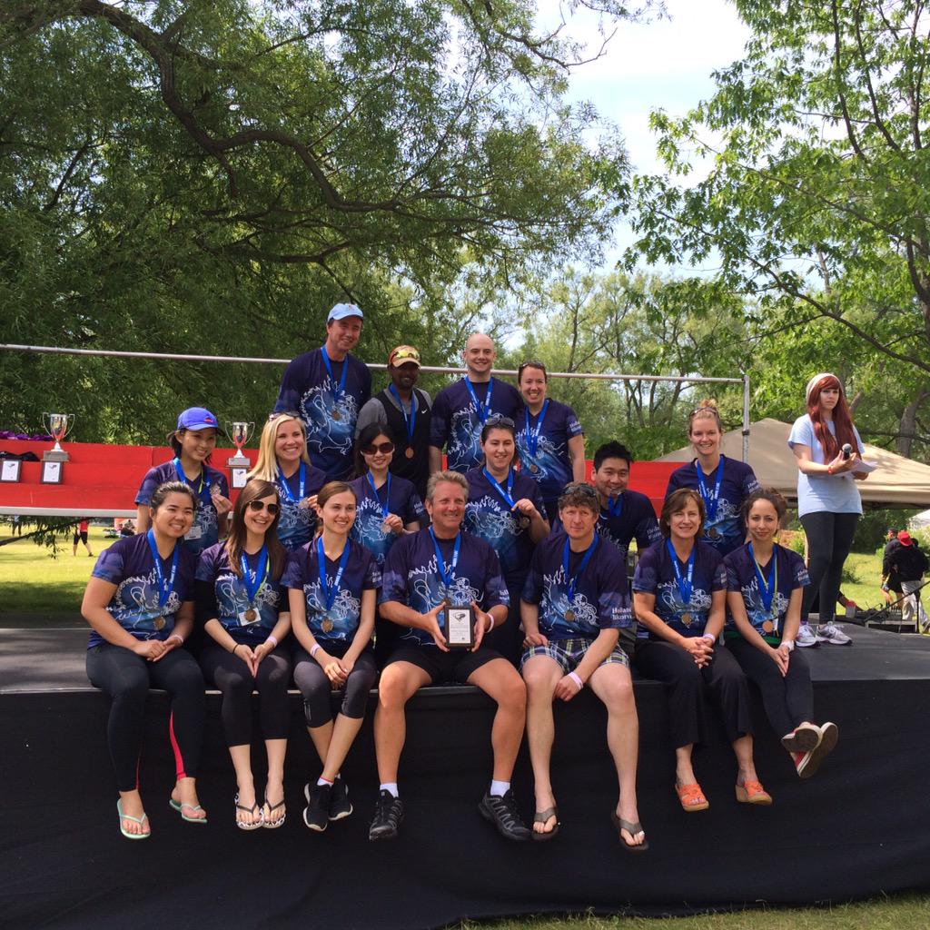 BernardiKate's tweet image. We did it!!! @HBKidsHospital #TidalWaves take 3rd place in the #Toronto#HospitalCup! #DragonBoatFestival #GoTeam!