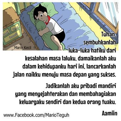 Katakanlah Aamiin atau Retweet, jika doa malam ini adalah doa Anda juga. Love you! ☺☺☺