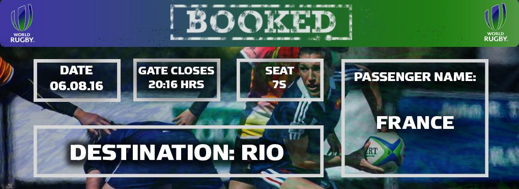 BOOKED! <a href="/ffrugby/">FFR</a> women have qualified for <a href="/Rio2016/">Rio 2016</a> beating Spain 20-0. Félicitations! Profitez de la victoire!