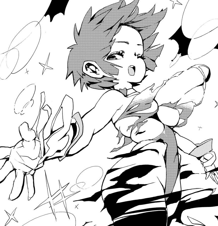 闘う女の子描くの好きなー…。 