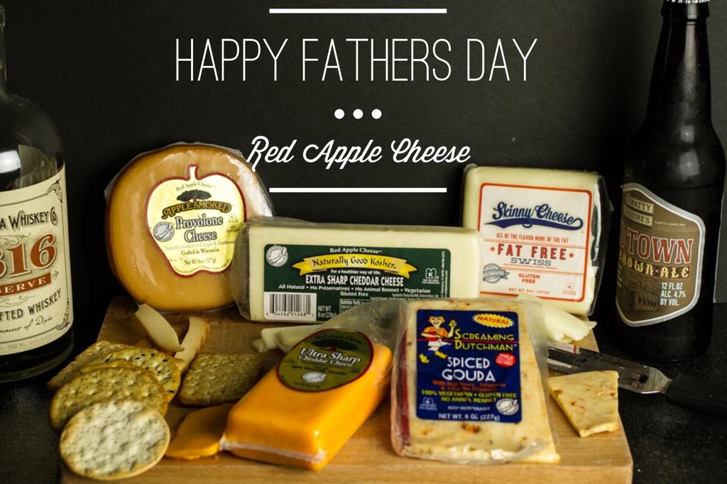 Happy Fathers Day from Red Apple Cheese. #HappyFathersDay #Cheese @WisconsinCheese #CelebrateDairy @ChattWhiskey