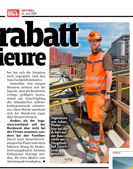 iningenieur's tweet photo. Steuervergünstigungen gegen #Fachräftemangel ! Idee der usic heute im @sonntags_blick http://t.co/UTmASH9dqr
