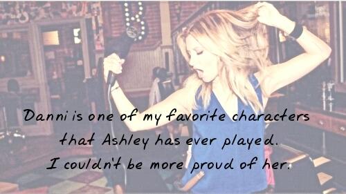 Gaetano_Boccia's tweet photo. And if I can say what I have seen so far. I couldn't be more proud of her. #Danni #bestcharactersever #ashleytisdale http://t.co/aqx4OTQ5nb