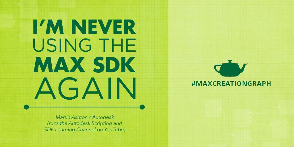 Adsk3dsMax's tweet image. Because the #3dsMax team is just as excited about #maxcreationgraph as you are! autode.sk/MCG