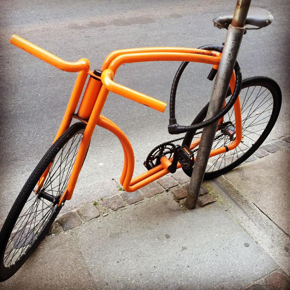 Found a really cool bicycle in Copenhagen