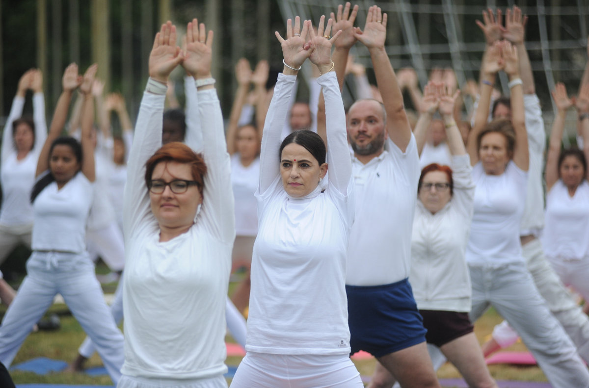 ruchirakamboj's tweet image. At the lawns of @UNESCO today!
#YogaDay